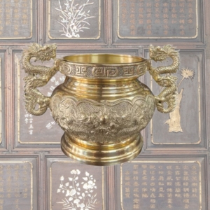 Lư Hương Đôi Rồng 