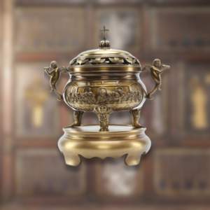 Lư Hương Đồng 25x20cm