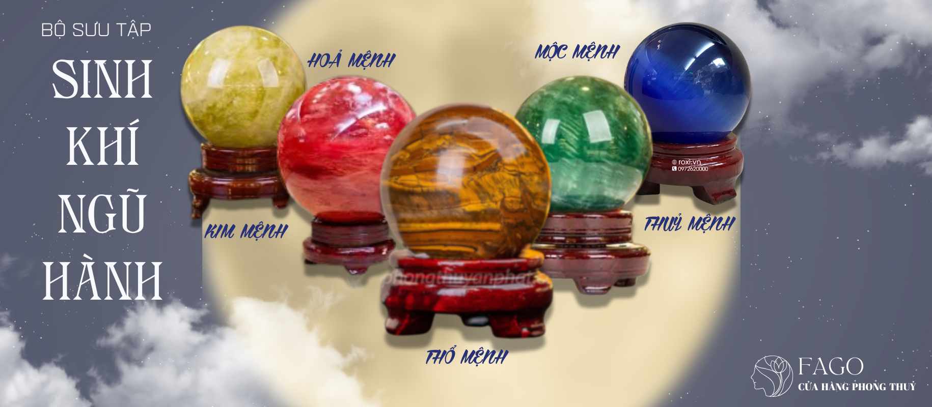 Đá phong thuỷ theo mệnh